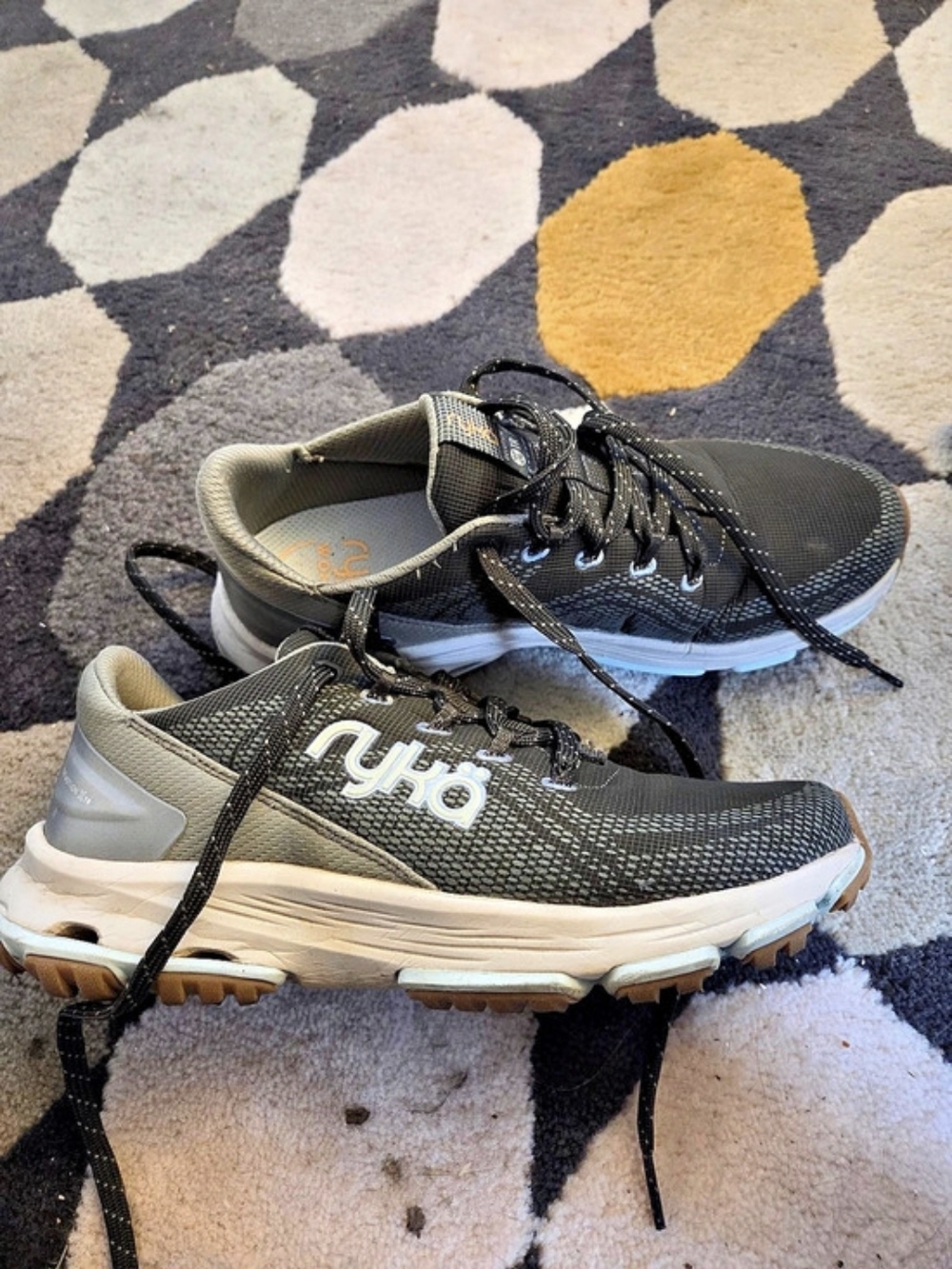 Ryka Devotion X TR Trail Walking Sneaker In Alpine Green